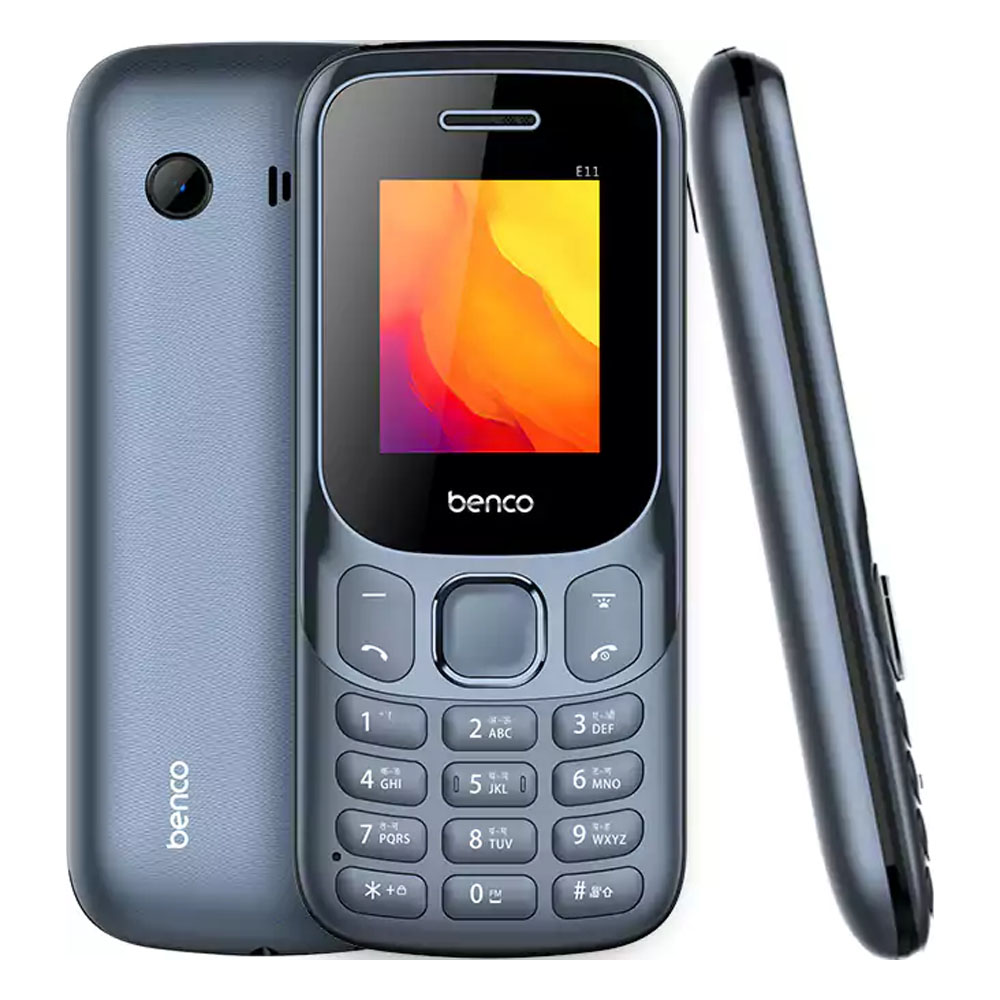 موبايل بينكو E11 ثنائي الشريحة 3G - 16/1GB - رمادي