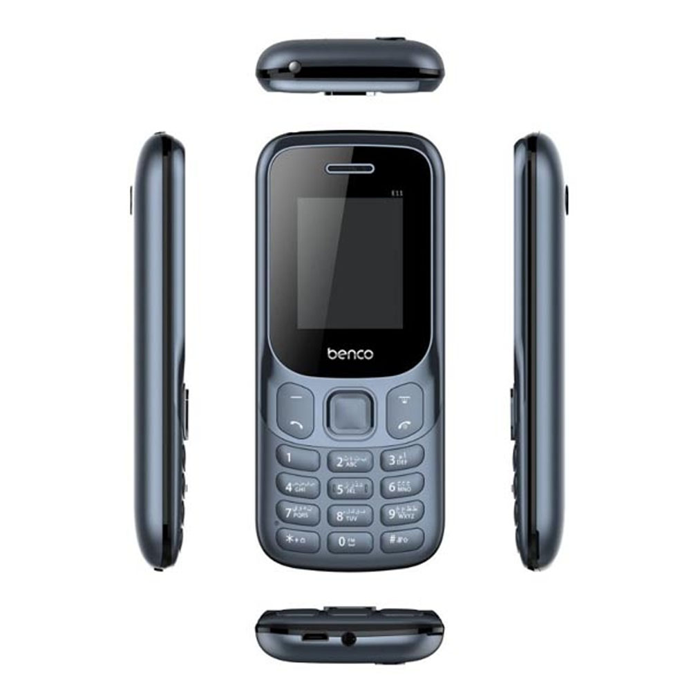 موبايل بينكو E11 ثنائي الشريحة 3G - 16/1GB - رمادي