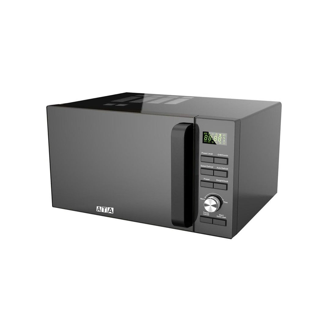 ميكروويف اية تي اية - 25 لترمع شواية -1400 وات - أسود