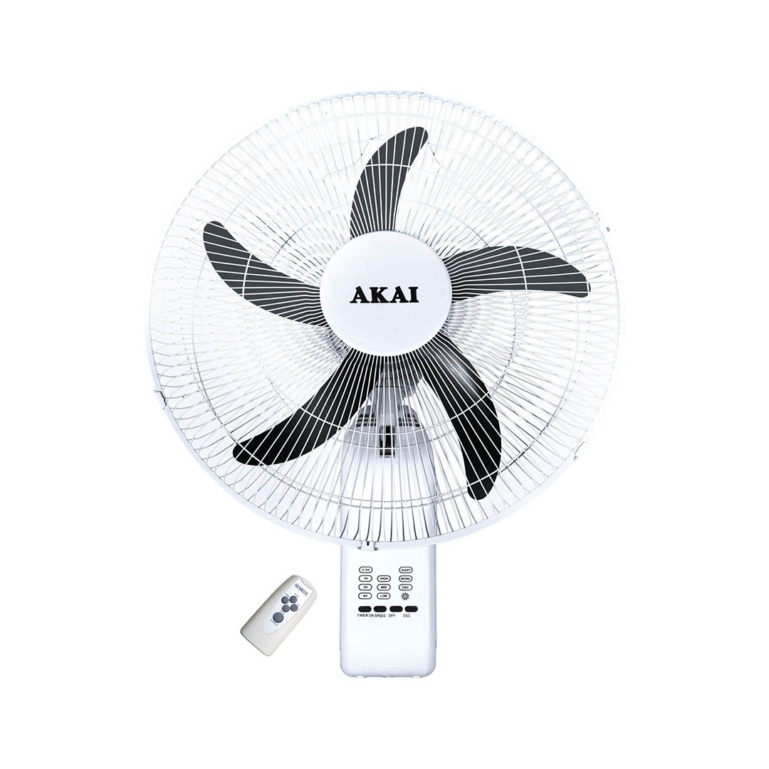 AK-wall18 مروحة حائط بريموت - 18 بوصة - ابيض