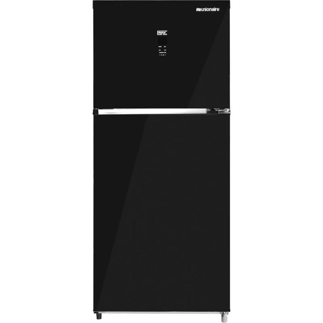 ثلاجة يونيون اير  نوفروست ديجيتال تاتش 330 لتر  - أسود URN-400DLBG1A-DTHs