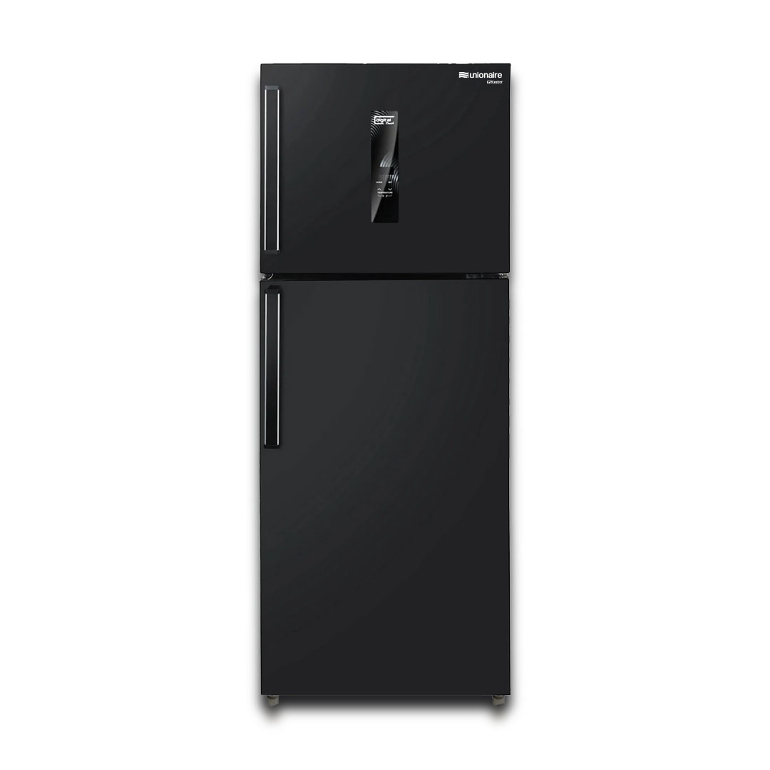 ثلاجة يونيون إير ديفروست - 2 باب - 310 لتر - أسود RD-320BB-DVGSGHUSTO