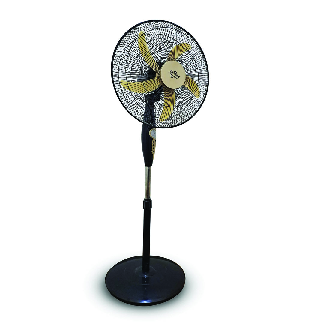 مروحة دريك ستاند مع ريموت - 18 إنش - أسود/ذهبي