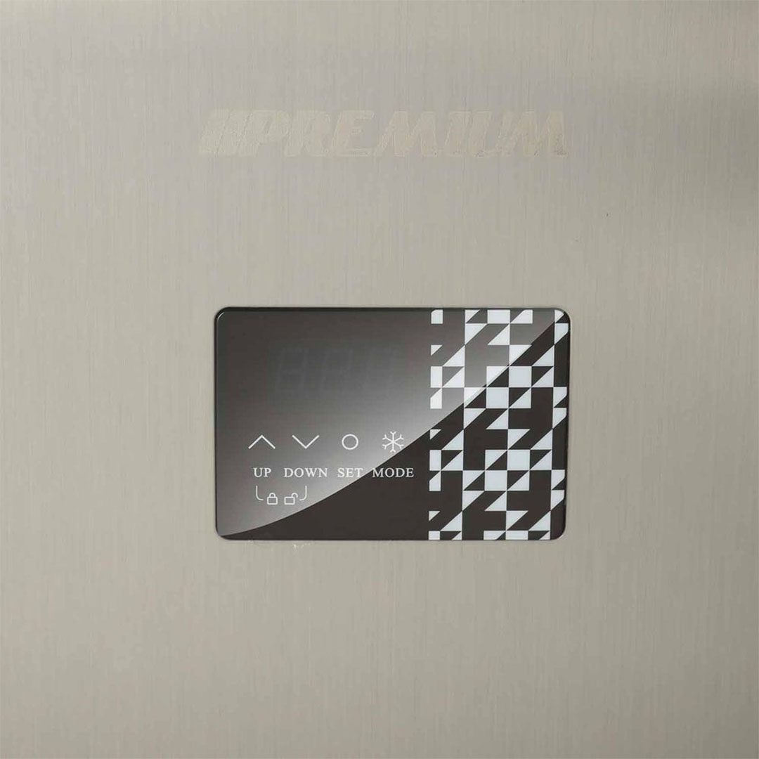 ثلاجة ميني بار يونيون إير نوفروست - 117 لتر - فضي - PRN-090BV1-DH