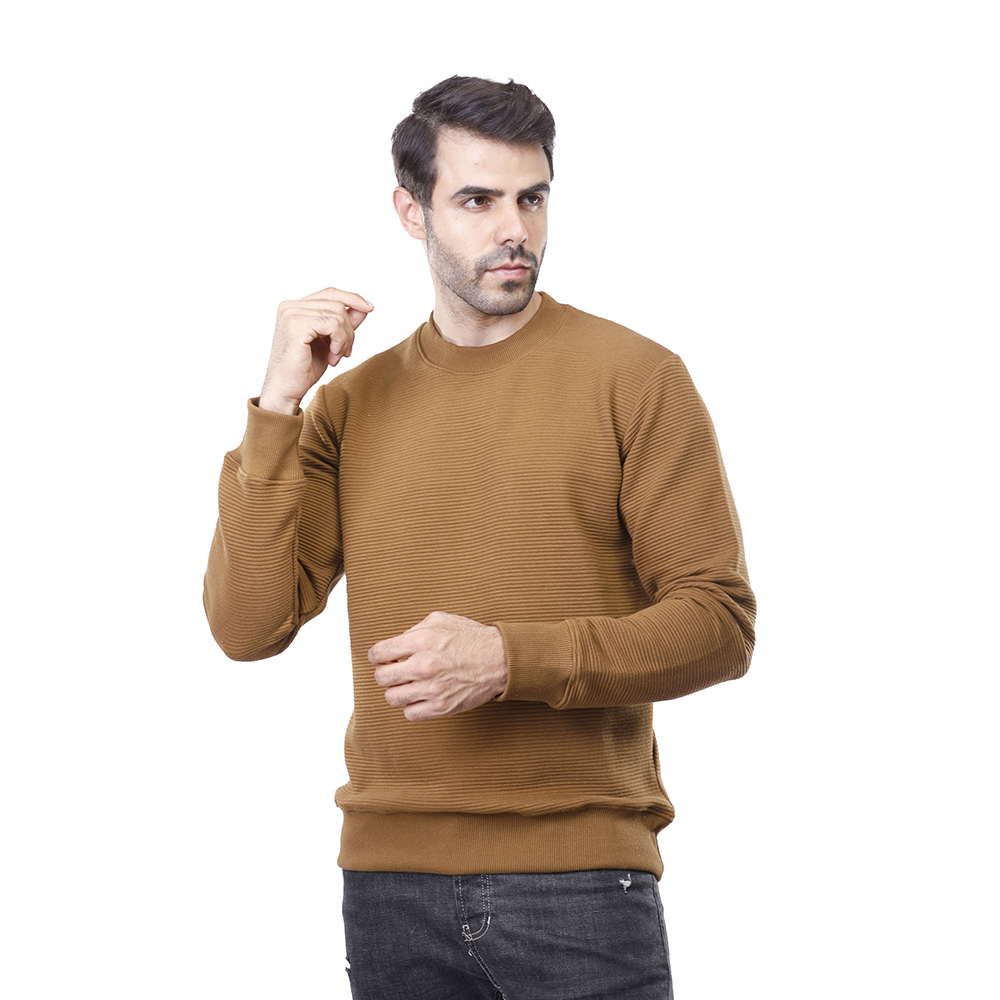 سويت شيرت رجالي كم طويل سادة - جملي - 1600286