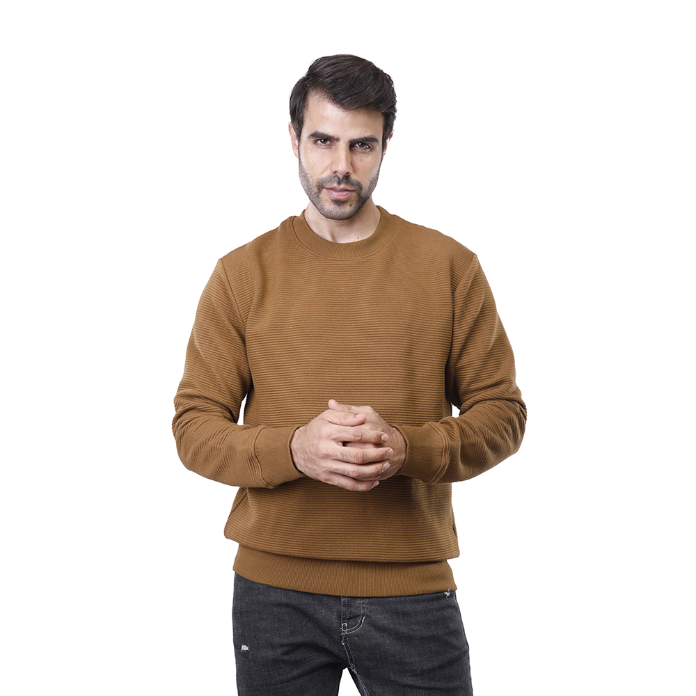سويت شيرت رجالي كم طويل سادة - جملي - 1600286