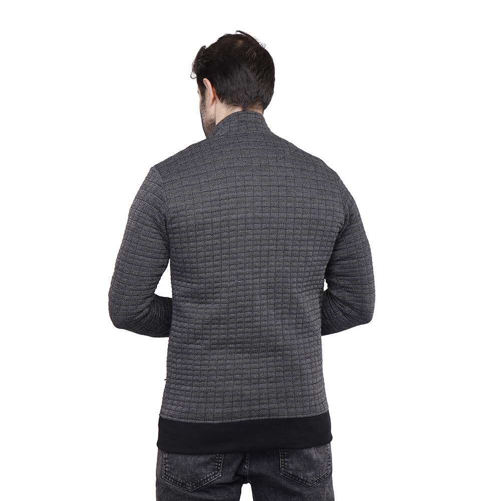 سويت شيرت رجالي بسوستة - أسود - 1600239