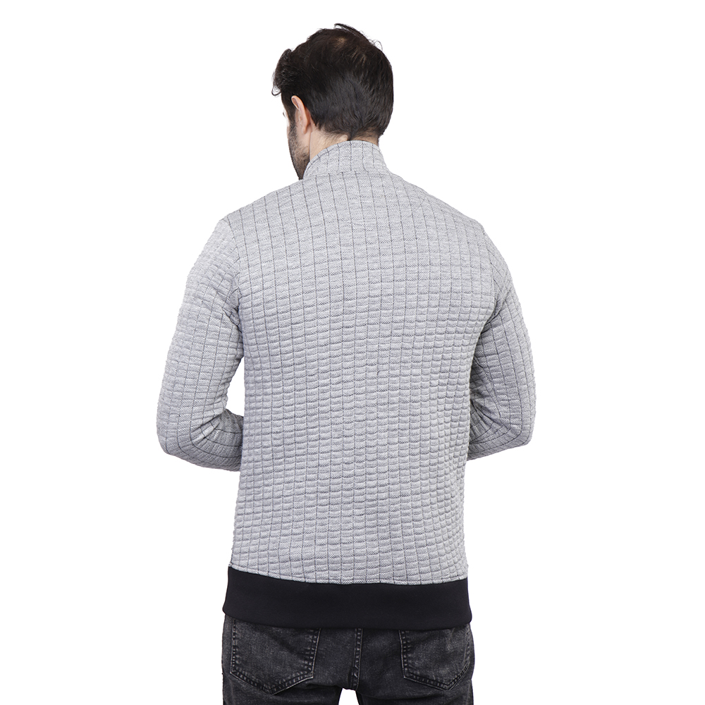 سويت شيرت رجالي بسوستة - رمادي - 1600239