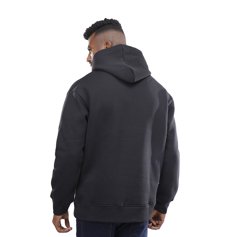 هودي رجالي كم طويل بجيوب - أسود - 1600242
