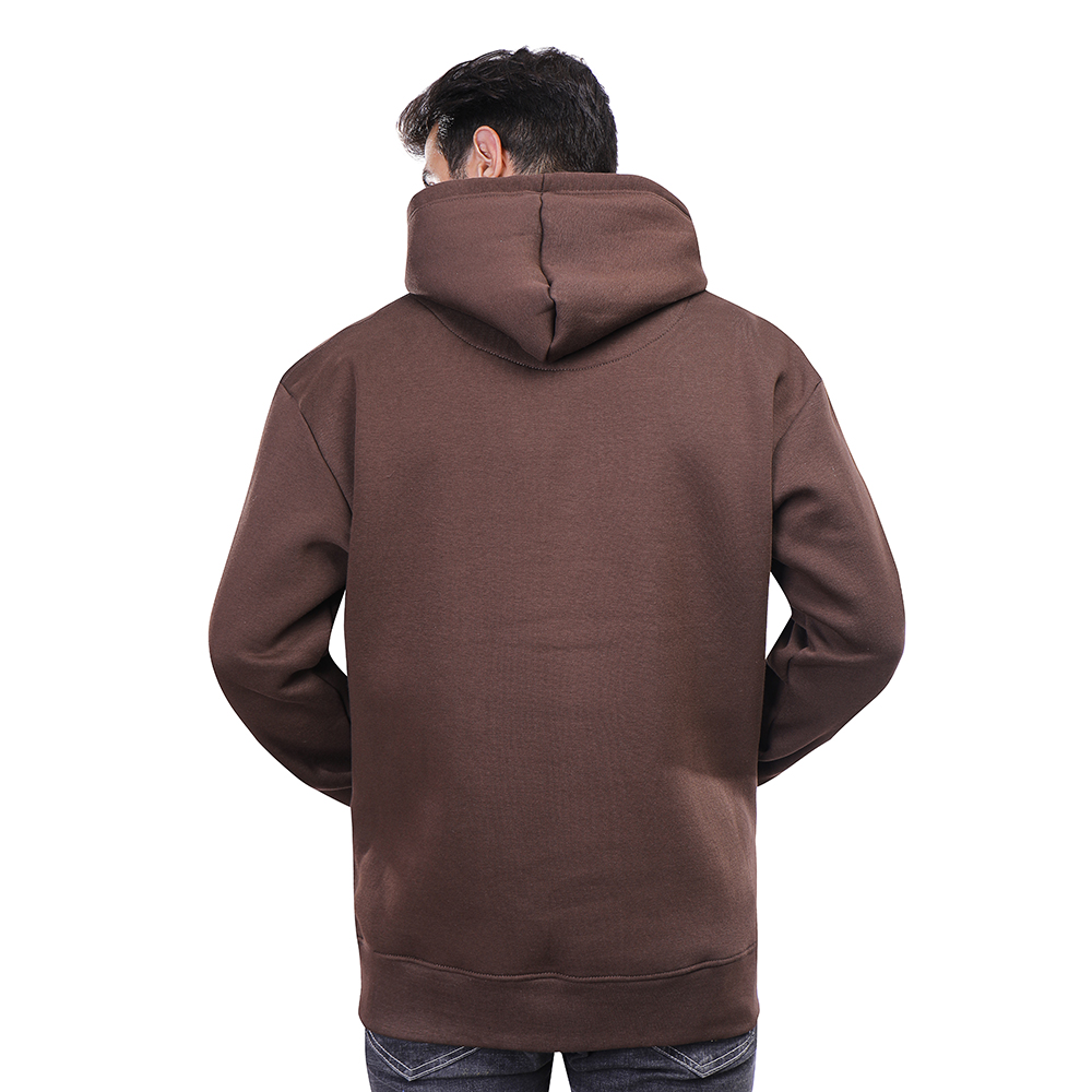 هودي رجالي كم طويل بجيوب - بني - 1600242
