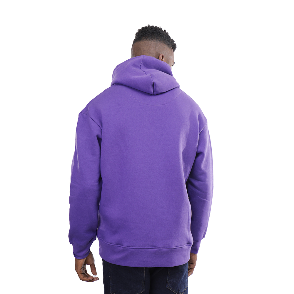 هودي رجالي كم طويل بجيوب - بنفسجي - 1600242