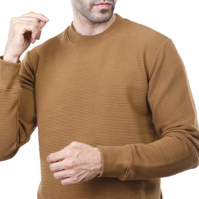 سويت شيرت رجالي كم طويل سادة - جملي - 1600286