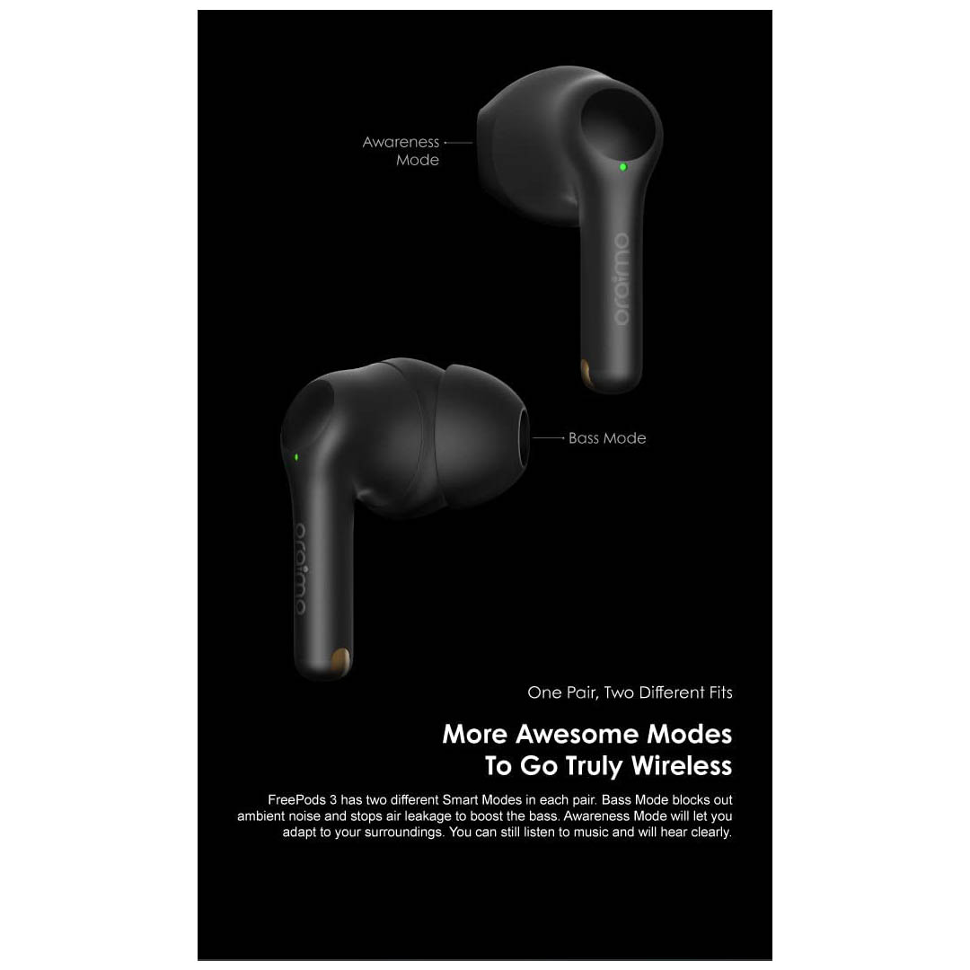 OEB-E104DC سماعات أذن لاسلكية - أسود