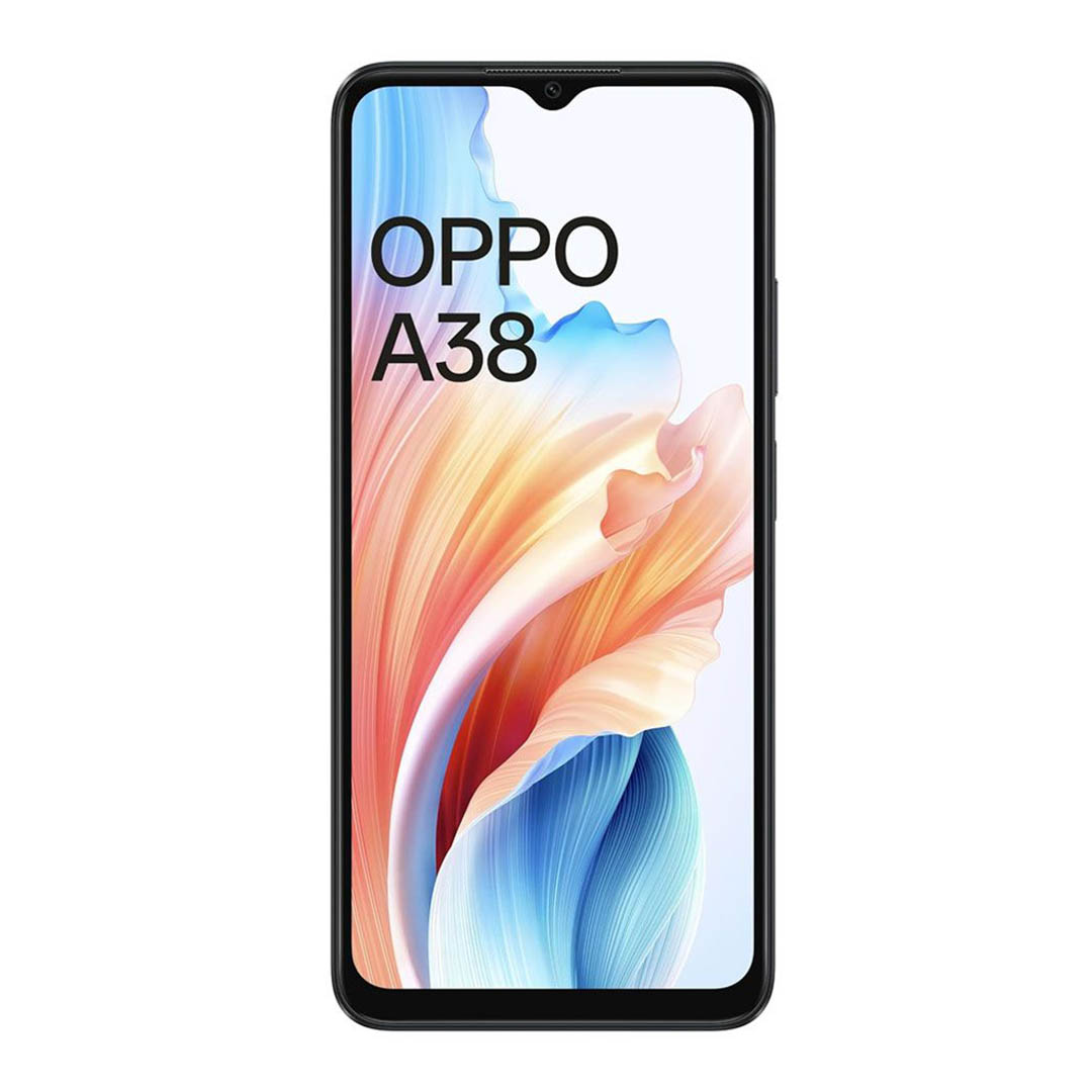 اوبو A38 موبايل - 128/4 جيجا - شريحتين - 4G - أسود - bs