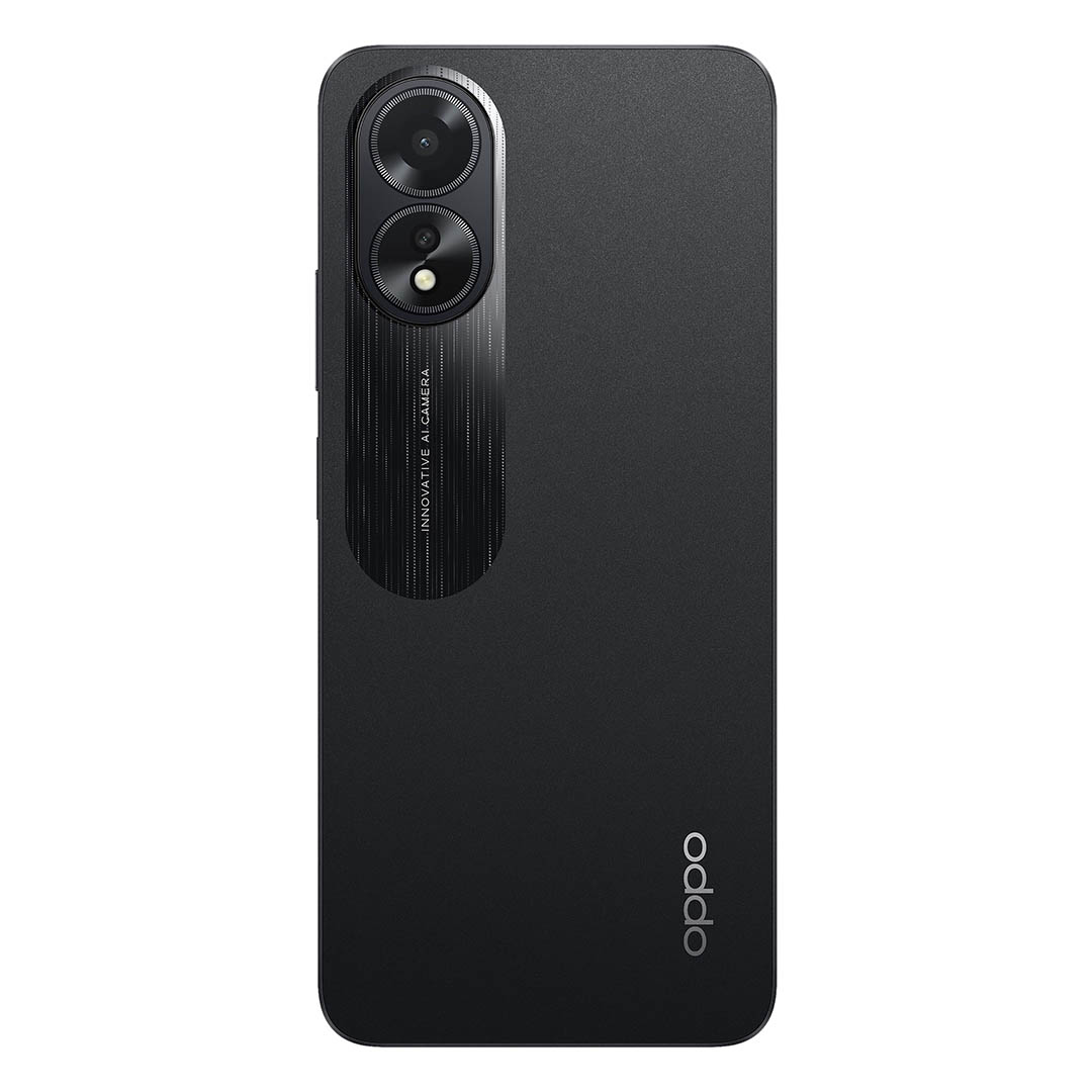 اوبو A18 موبايل - 128/4 جيجا - شريحتين - 4G - أسود