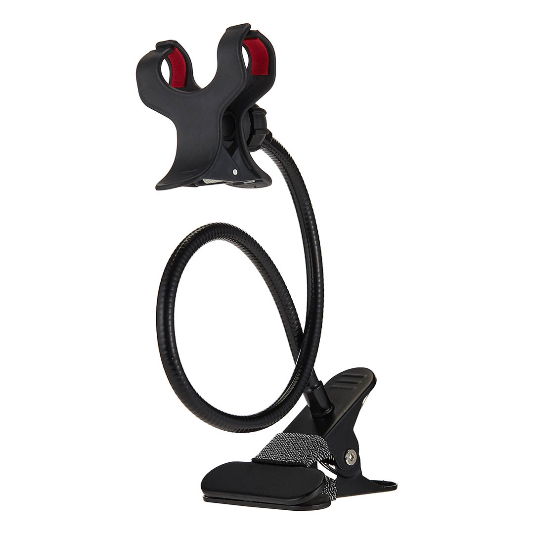 حامل موبايل قابل للتعديل - أسود