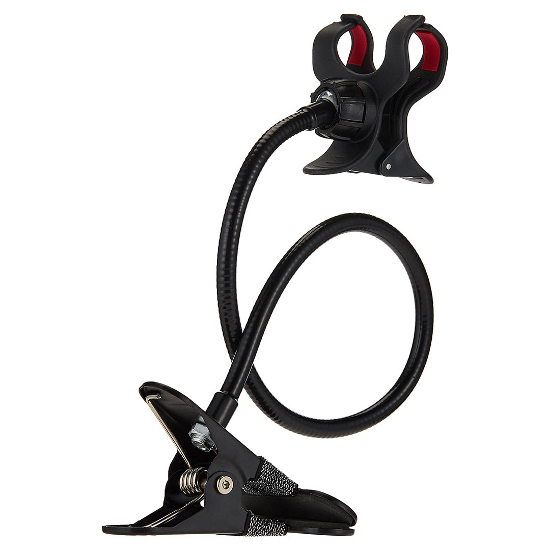 حامل موبايل قابل للتعديل - أسود