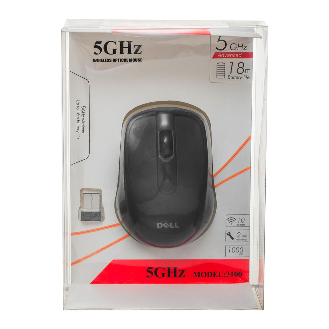 ماووس واير ليس دييل - أسود 3100