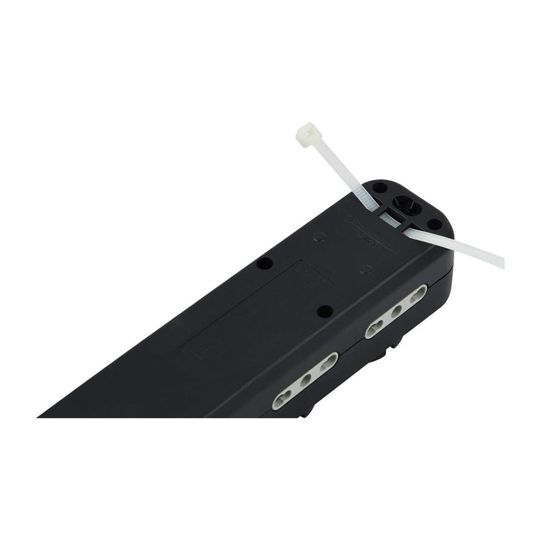 مشترك كهربائي - 9 منافذ - أسود