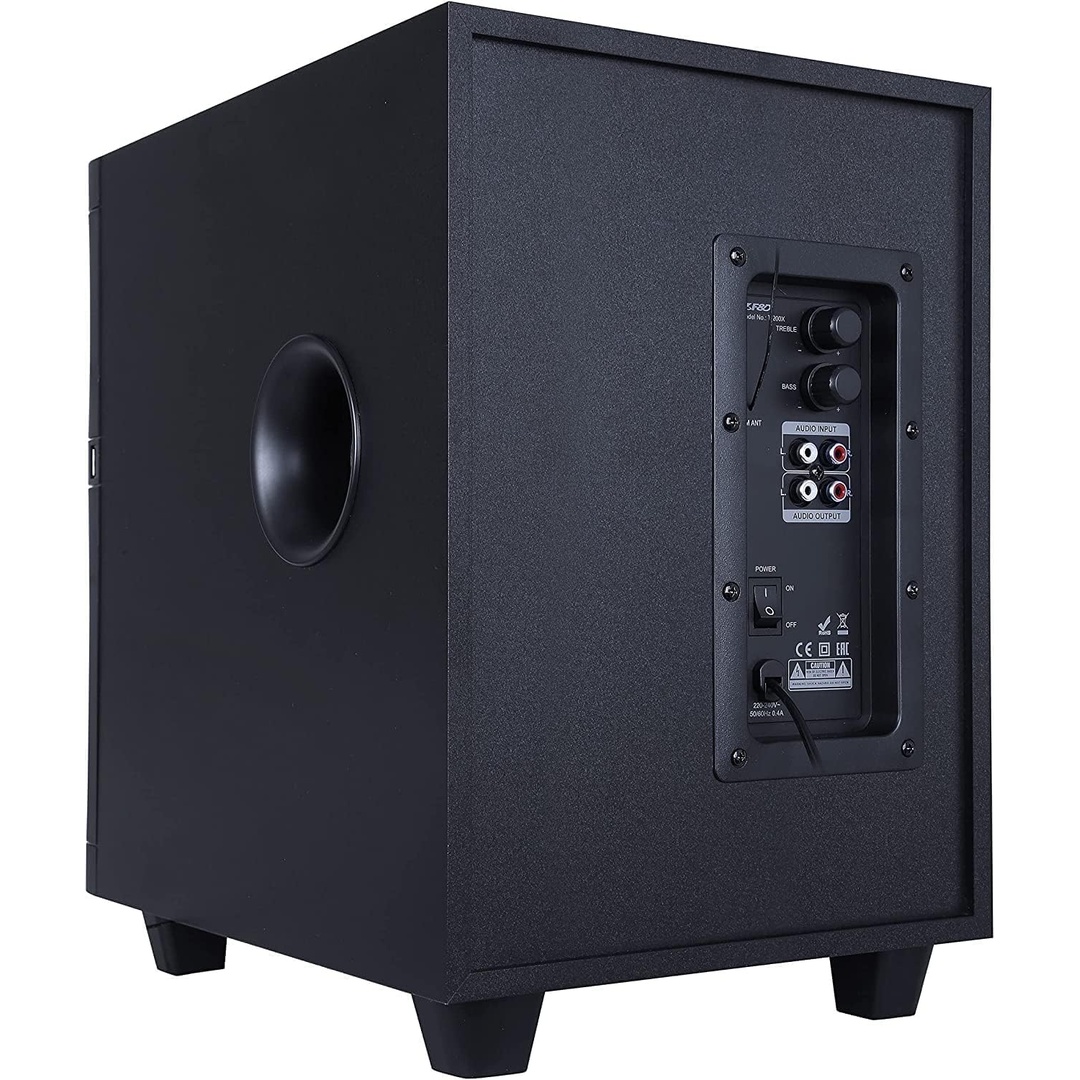 ساوند بار بلوتوث T200X 140 واط مع أضواء LED متعددة الألوان وجهاز تحكم عن بعد