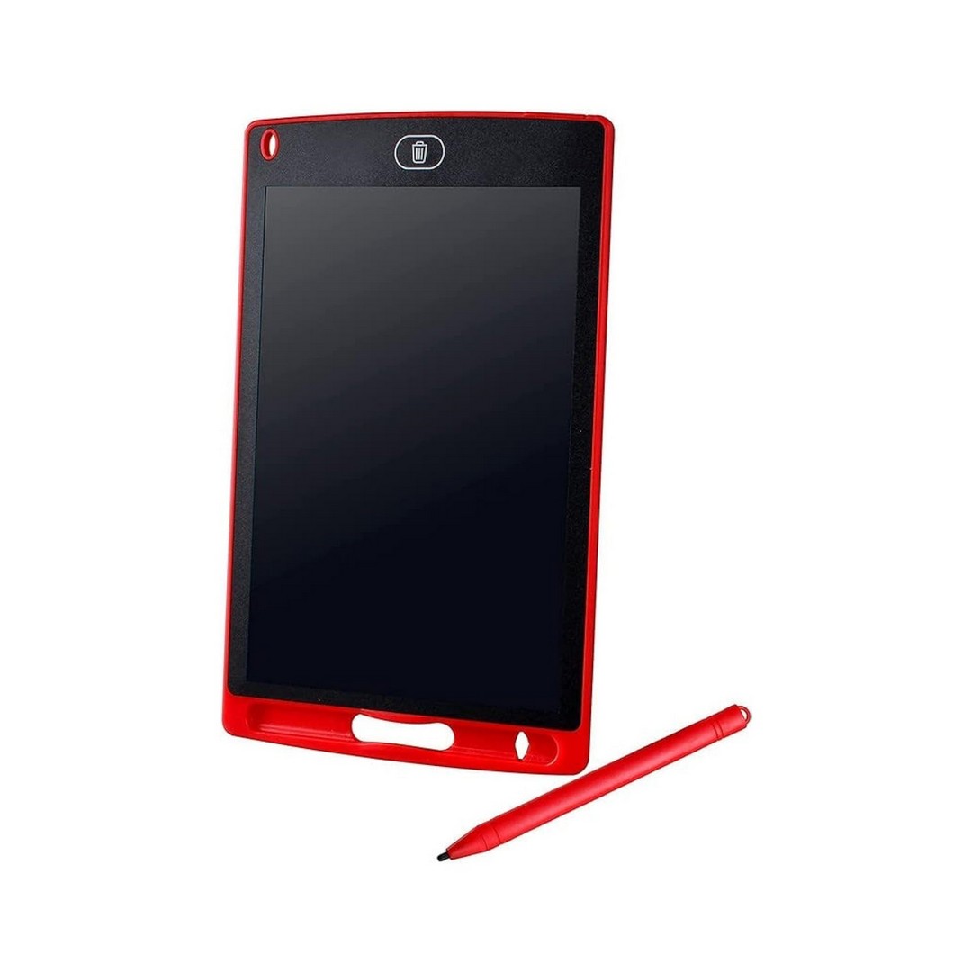 تابلت كتابة LCD مع قلم للأطفال - 8.5 إنش - أحمر