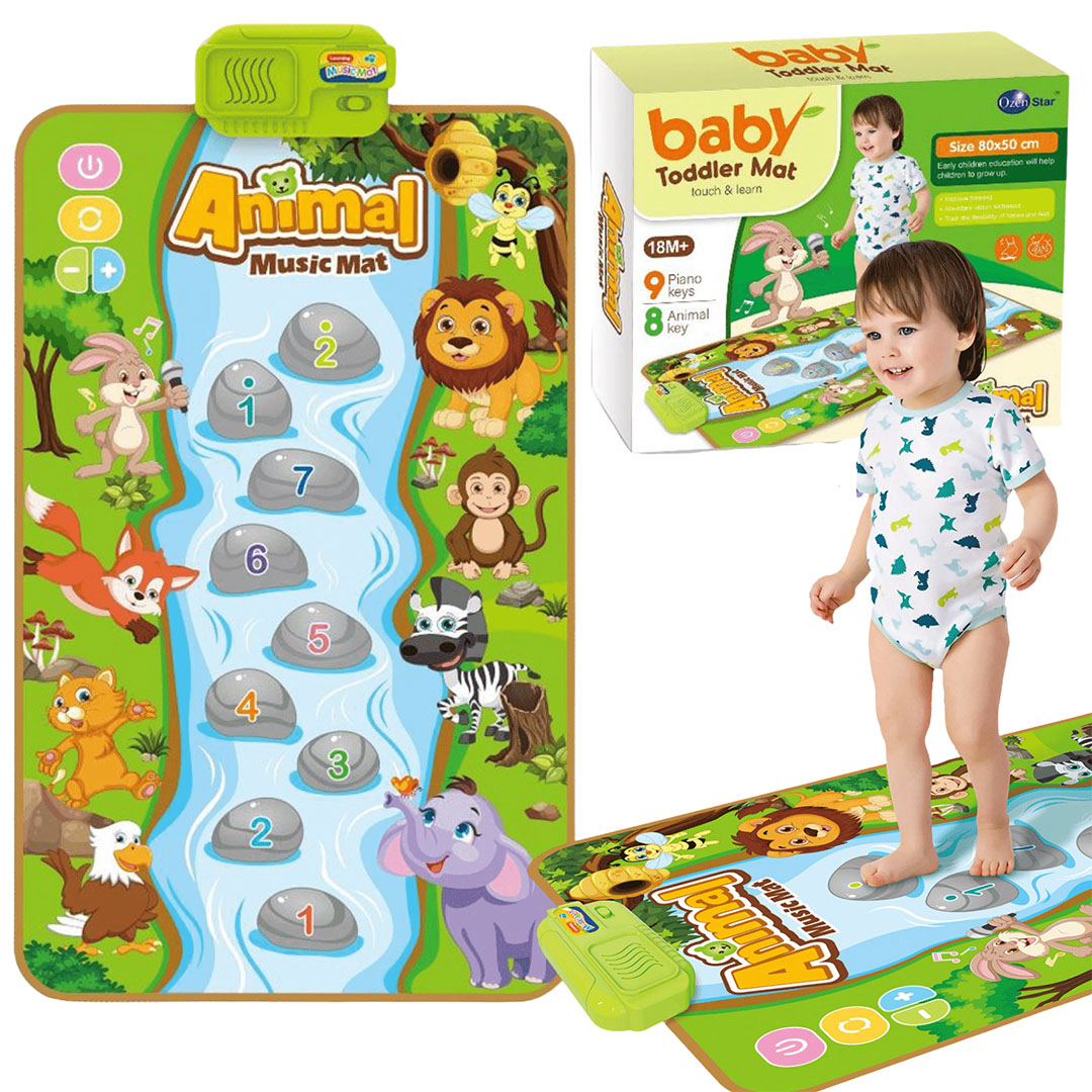 سجادة موسيقية للأطفال - متعددة الألوان