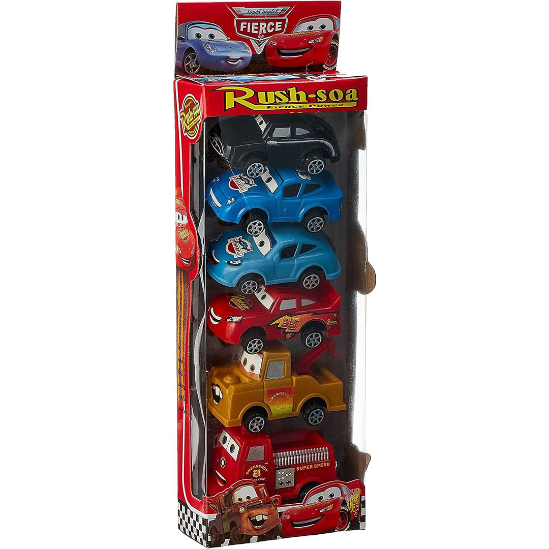 مجموعة سيارات صغيرة - 6 قطع