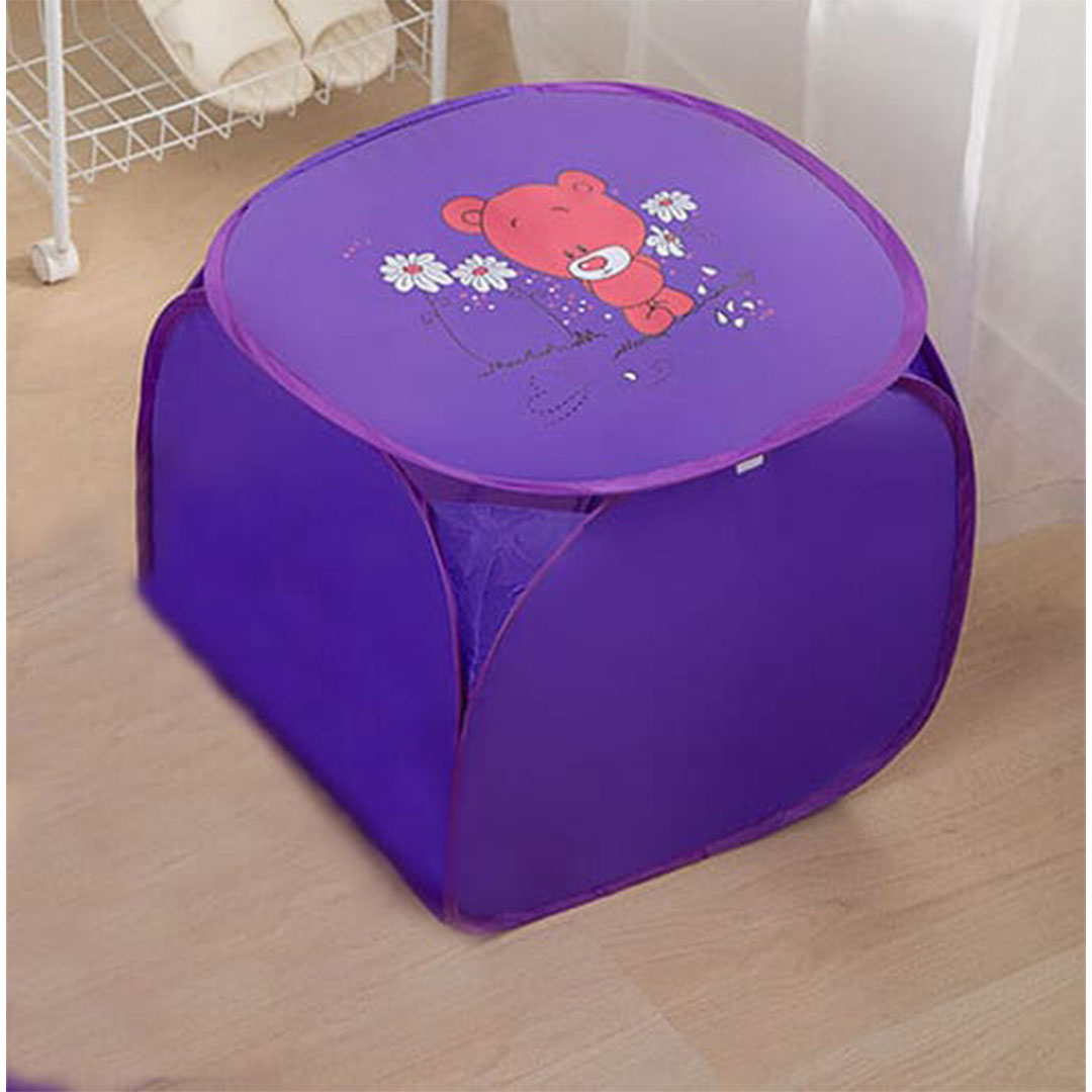 سلة تنظيم متعددة الوظائف قابلة للطي - بنفسجي