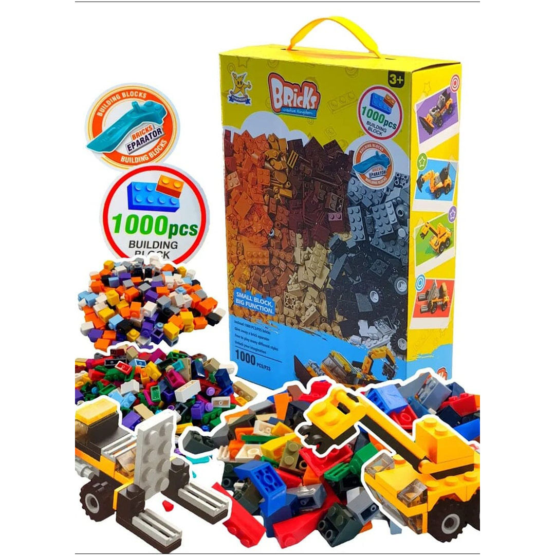 لعبة ليجو - 1000 قطعة - متعددة الألوان