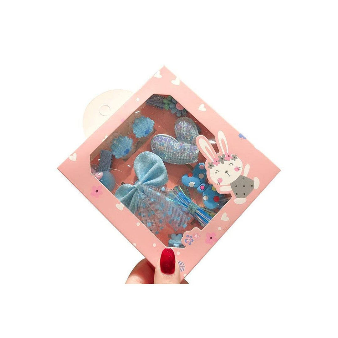 علبة توك الشعر - 10 قطع - لبني