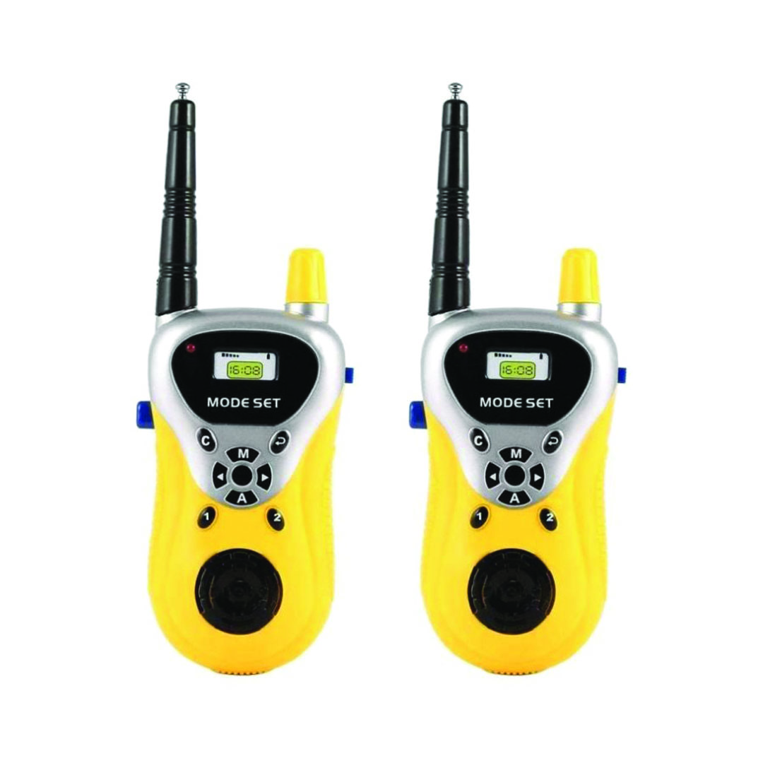 لعبة جهاز إرسال لا سلكي - 2 قطعة - أصفر