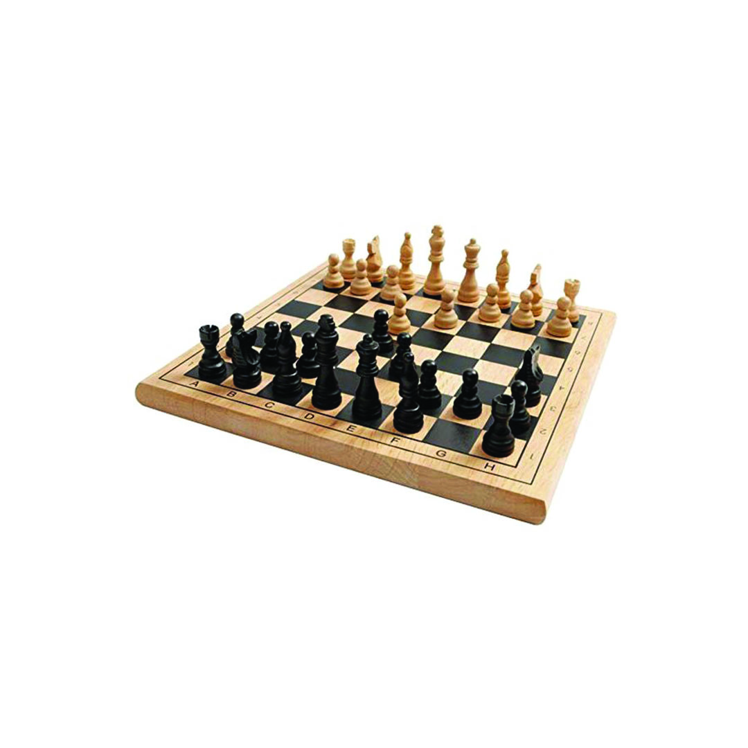 طقم شطرنج خشب للأطفال