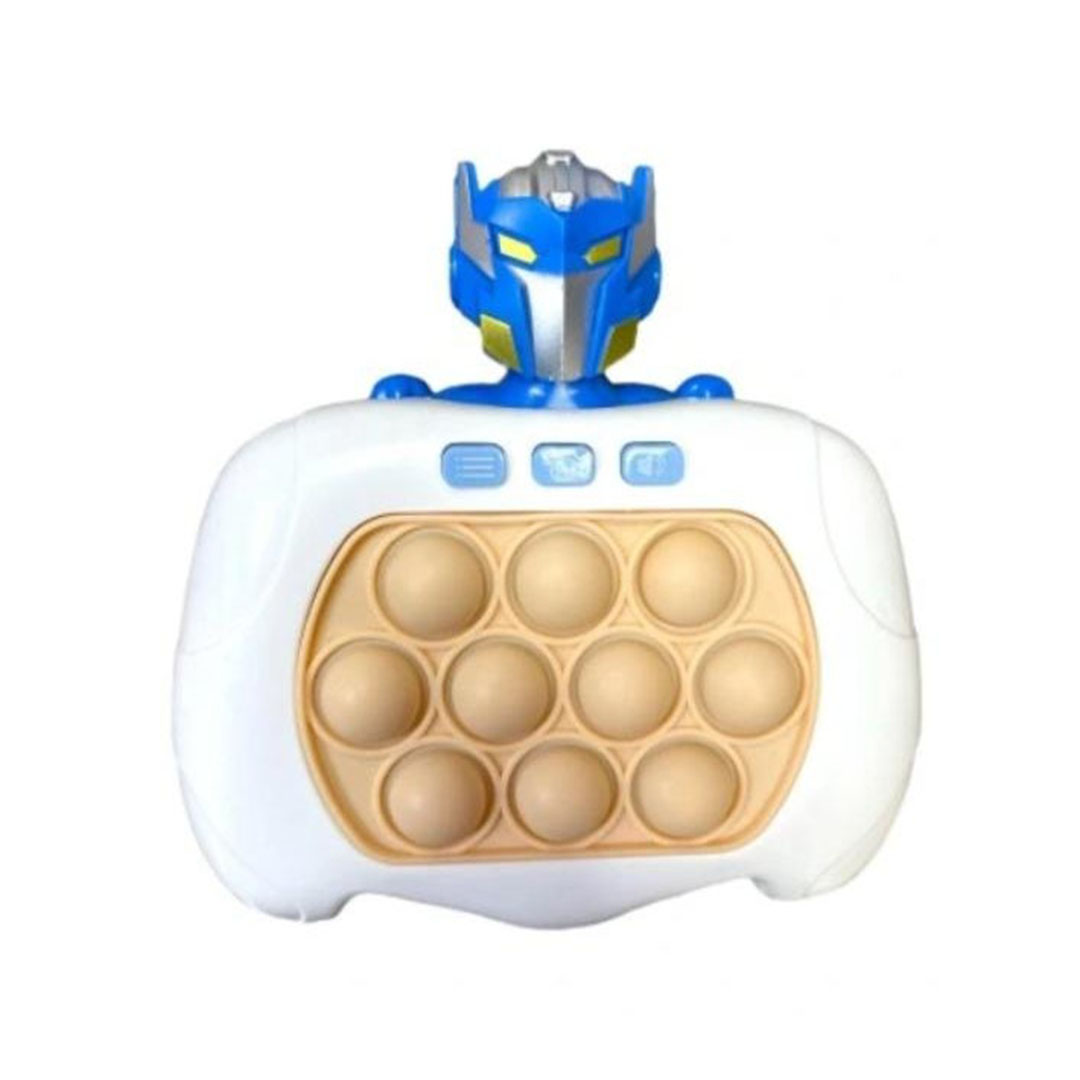 لعبة فيدجيت لتخفيف التوتر للاطفال - أزرق / أبيض