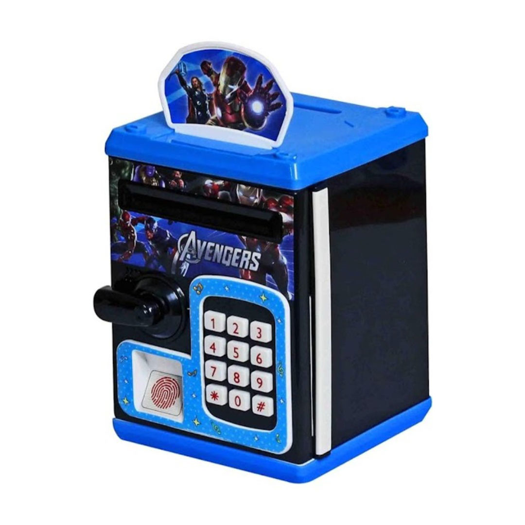 حصالة نقود ببصمة للأطفال - أزرق