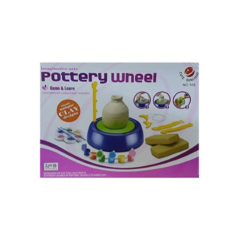 لعبة عجلة الفخار للأطفال