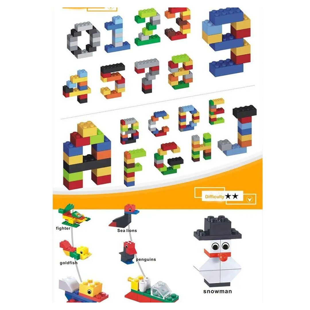 مكعبات ليجو - 1000 قطعة