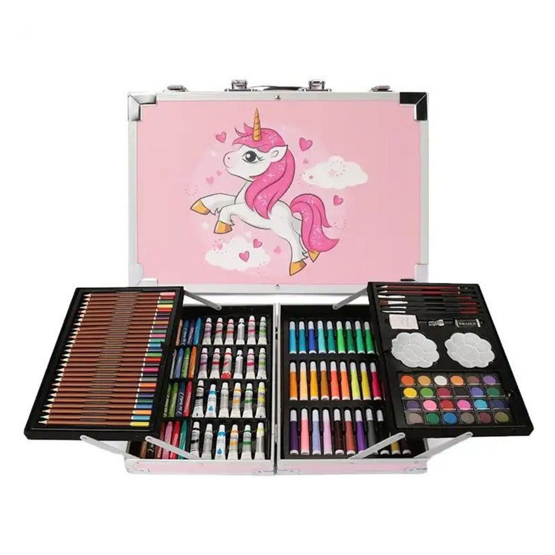 شنطة ألوان يوني كورن دورين - 145 قطعة