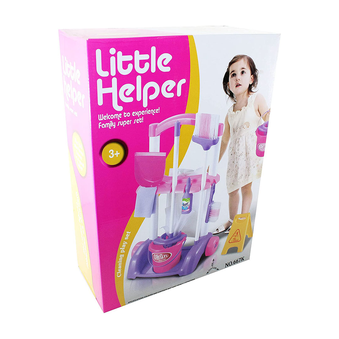 لعبة عربة تنظيف المنزل للاطفال