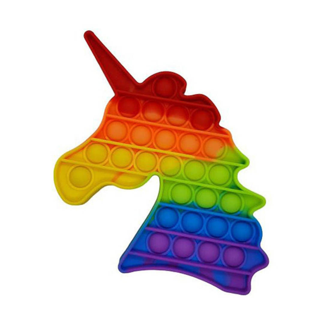 لعبة بوب ات سيليكون للأطفال شكل يونيكورن