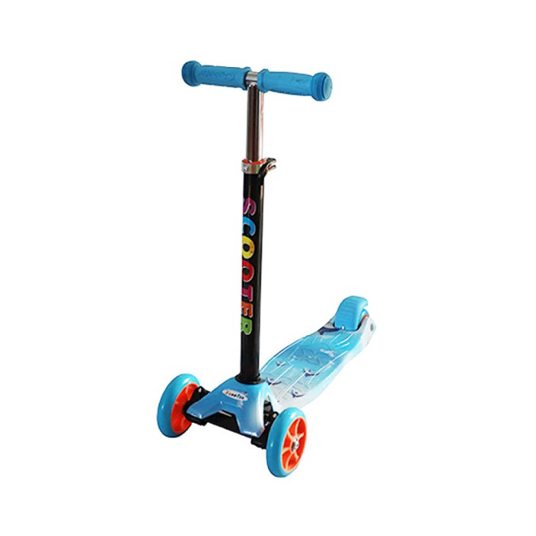 سكوتر دفع للأطفال - 3 عجلة - أزرق