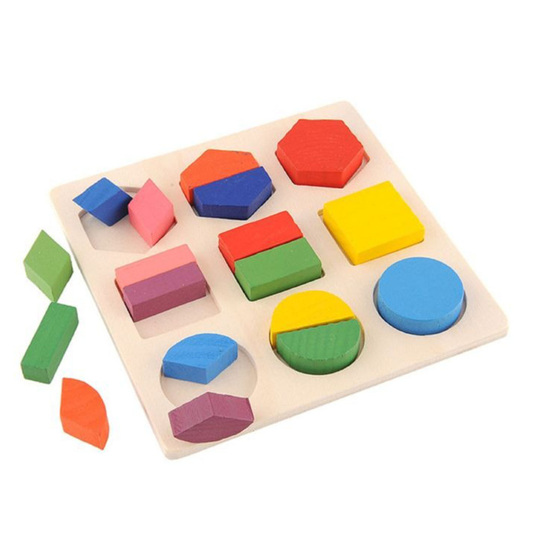 لعبة بازل مونتيسوري خشبية للأطفال
