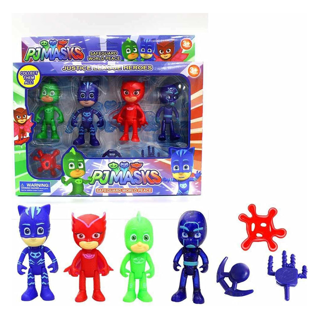 TY-PLS2 لعبة مجسمات لشخصيات فيلم PJ-Mask - قطع 10