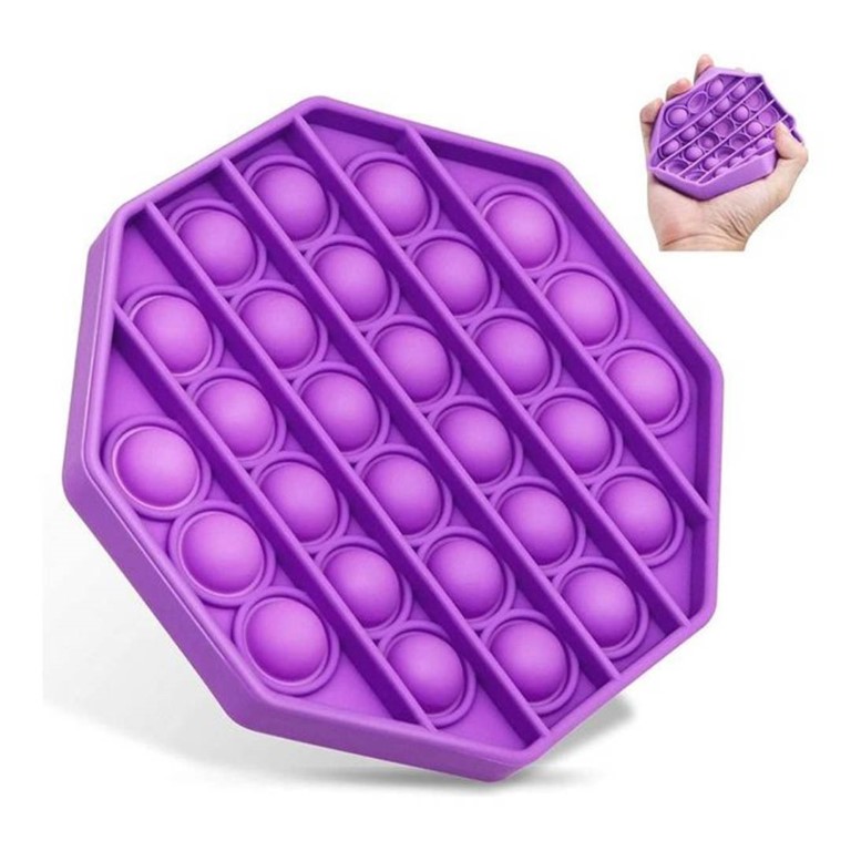 لعبة بوب ات شكل ثماني الأضلاع - 4.72 بوصة - موف