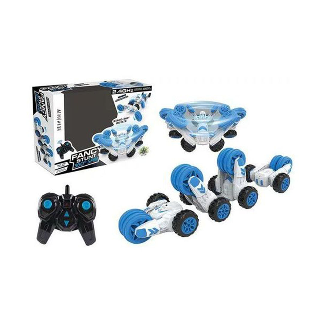 لعبة سيارة بجهاز تحكم عن بعد بزاوية 360 درجة - أبيض