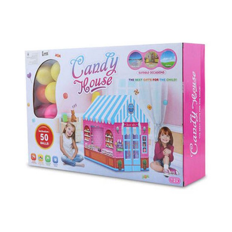 خيمة بيت مع كور لعبة للأطفال - 50 كورة