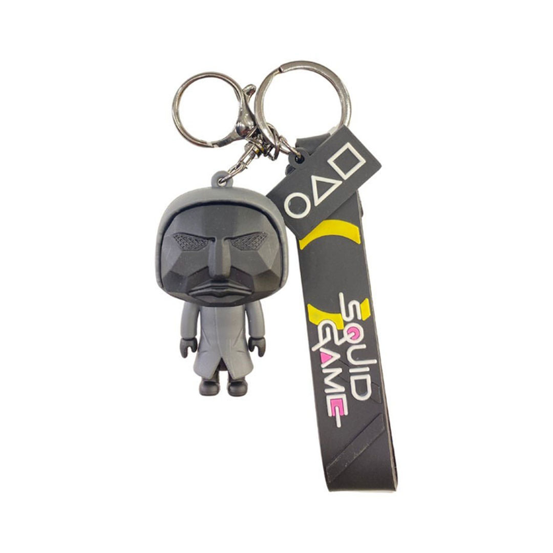 ميدالية مفاتيح شكل سكويد جيم - أسود