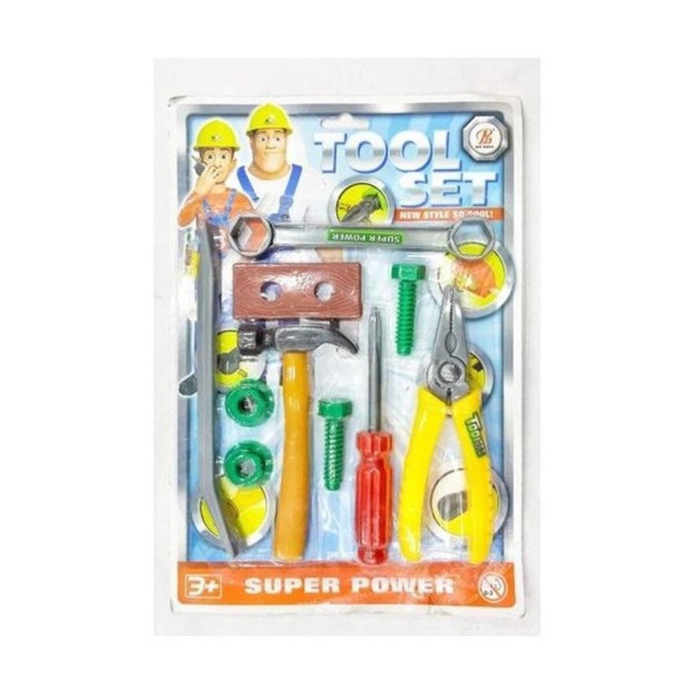 لعبة أدوات النجارة للأطفال - 10 قطعة