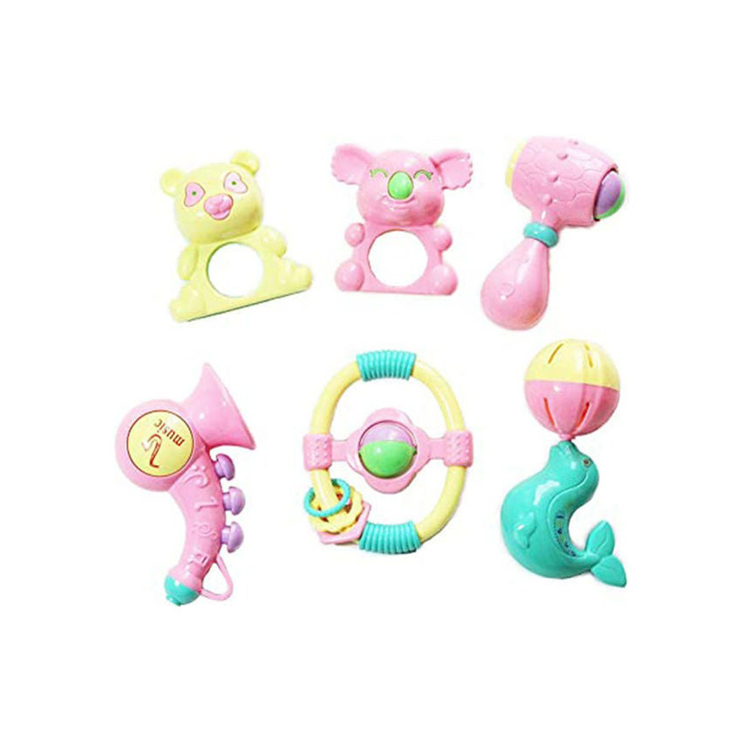 خشخيشات للأطفال - 6 قطع