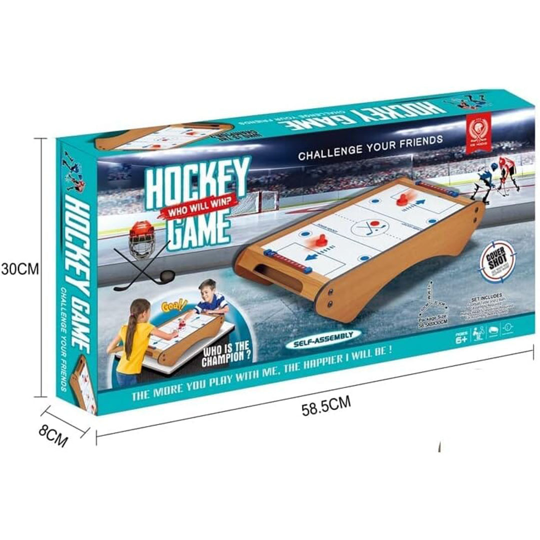 طاولة هوكي هوائية خشبية - كريمي