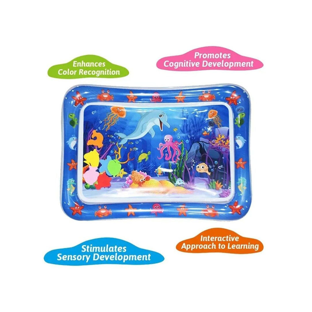 مرتبة مياة بلاستيك للبيبي - أزرق